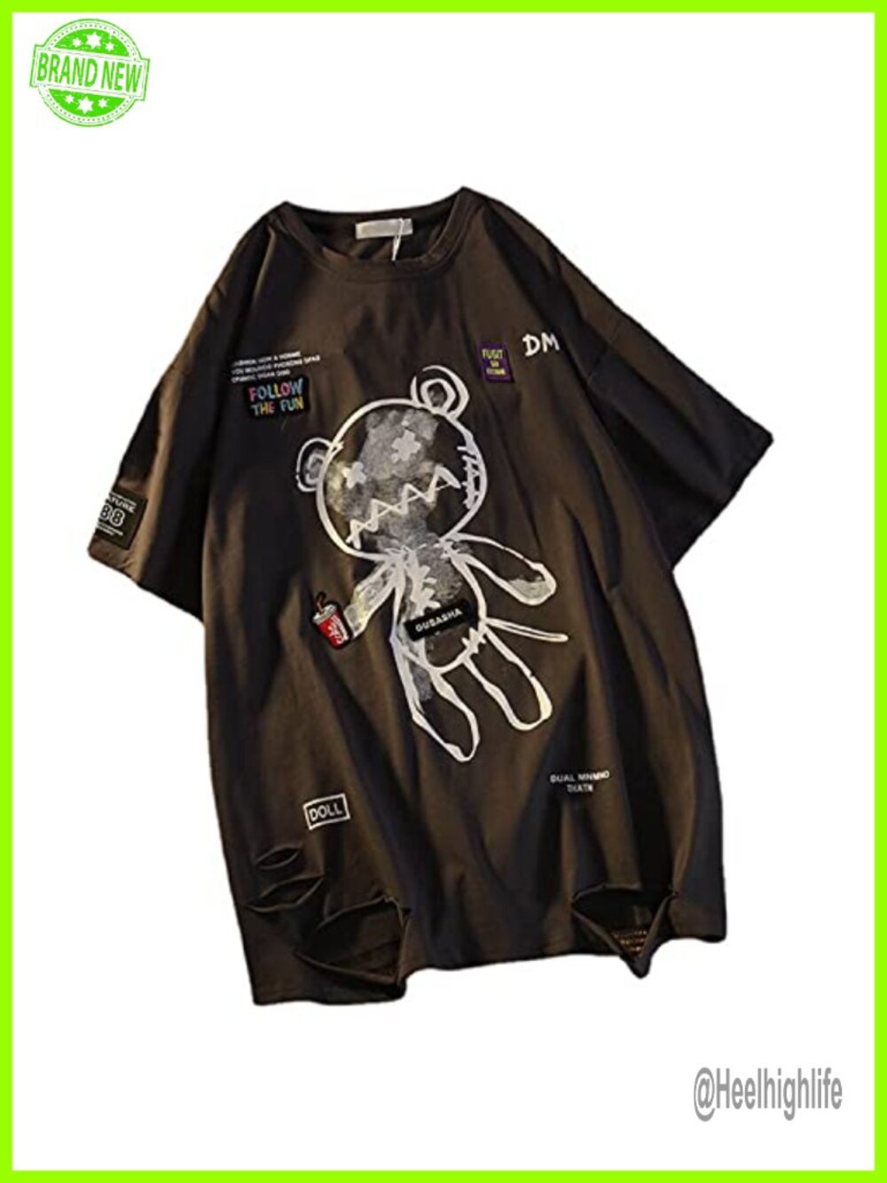 Goth Y2K Harajuku Graphic T Shirt Cotton Anime Tee
